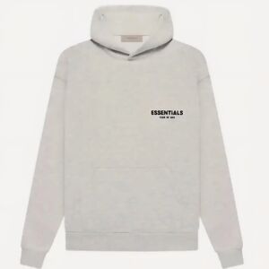 Essentials Light Oatmeal Hoodie Men's Small